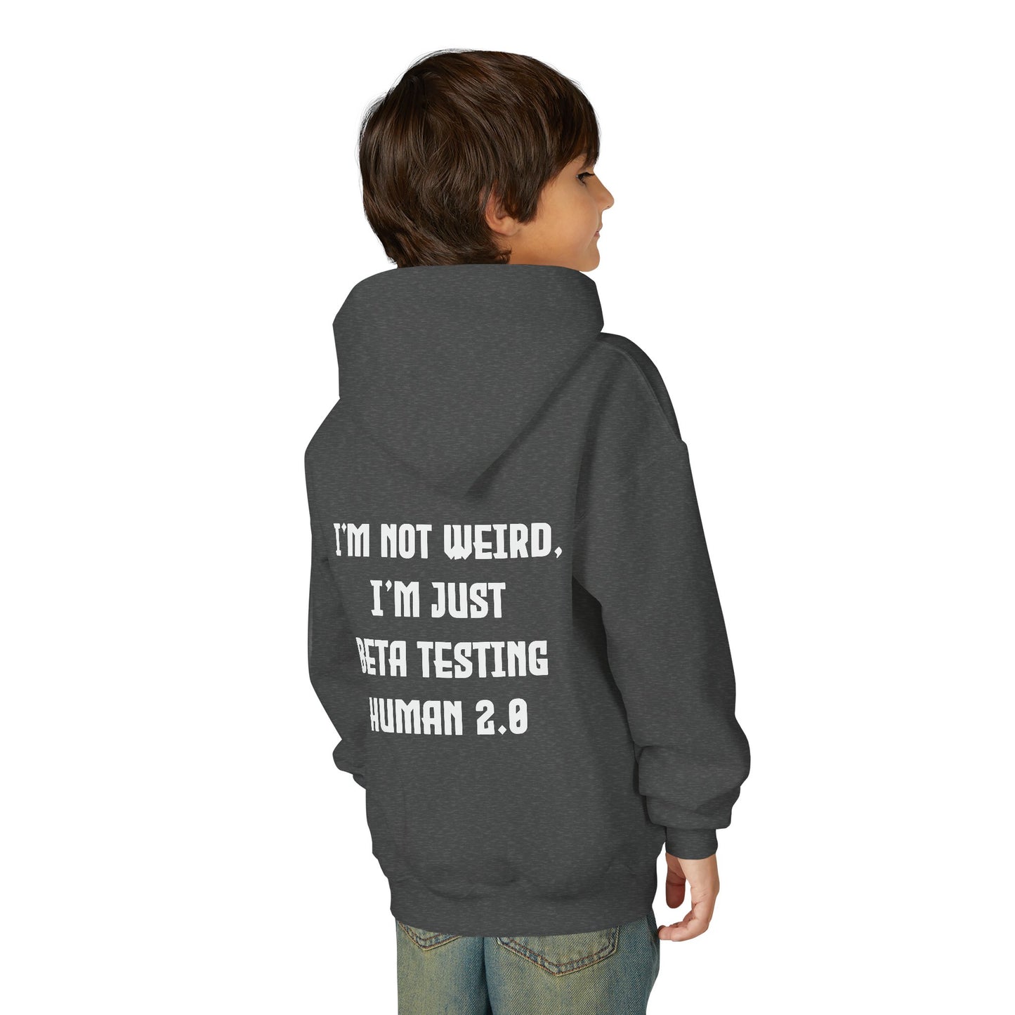 I'm Just Beta Testing Human 2.0 (Kids Hoodie)