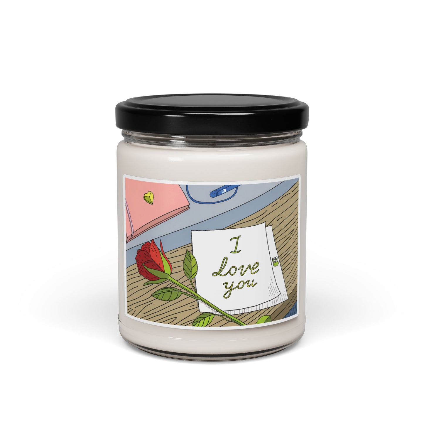 'I Love You' Romantic Scented Soy Candle