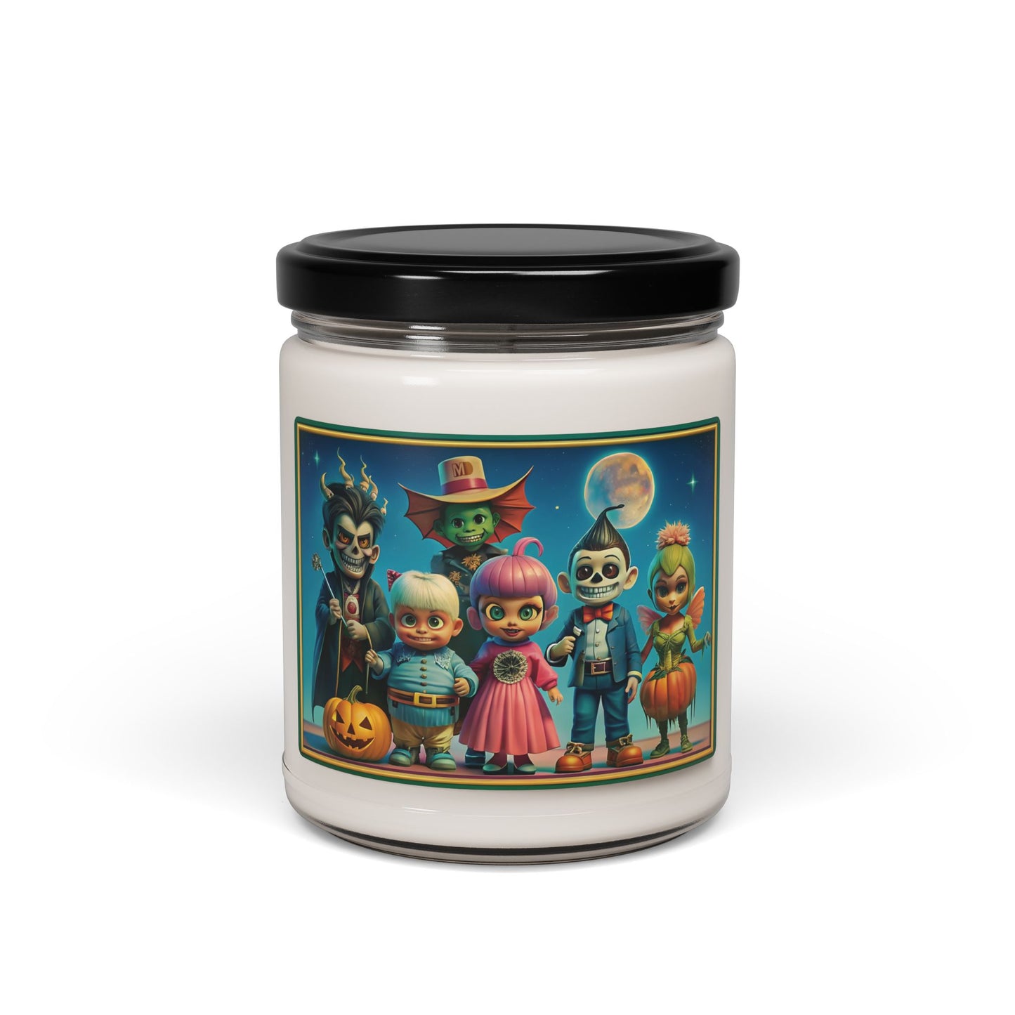 Halloween-Themed Scented Soy Candle