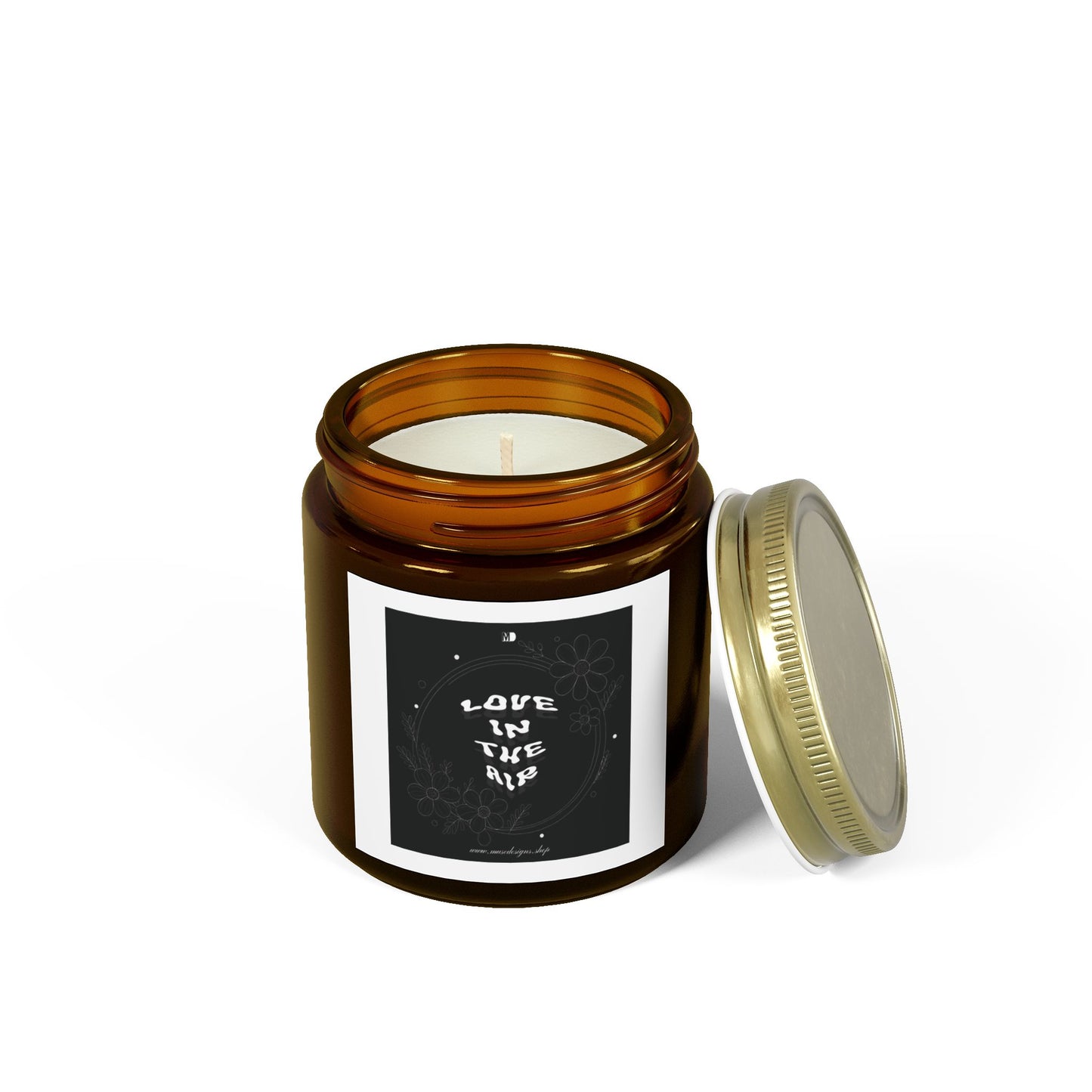 'Love in the Air' Scented Candle (Black Label)