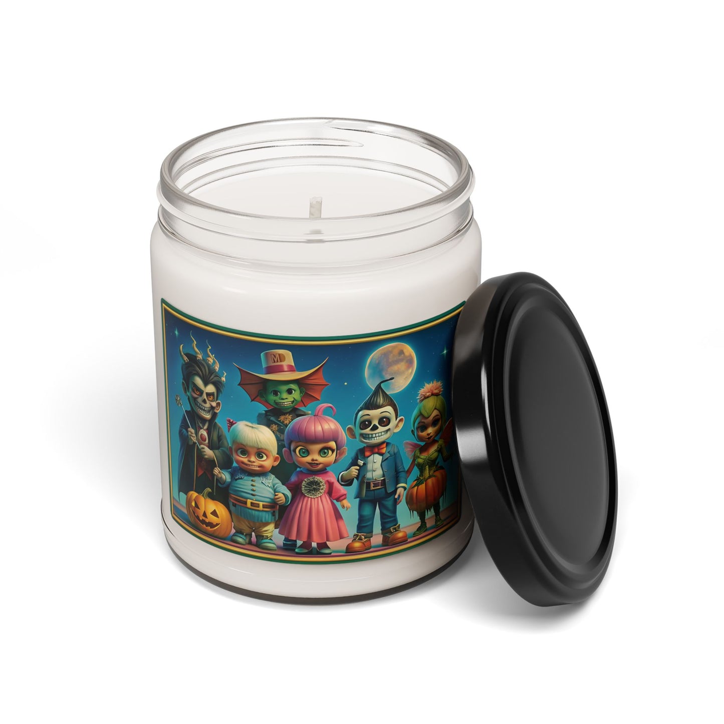 Halloween-Themed Scented Soy Candle