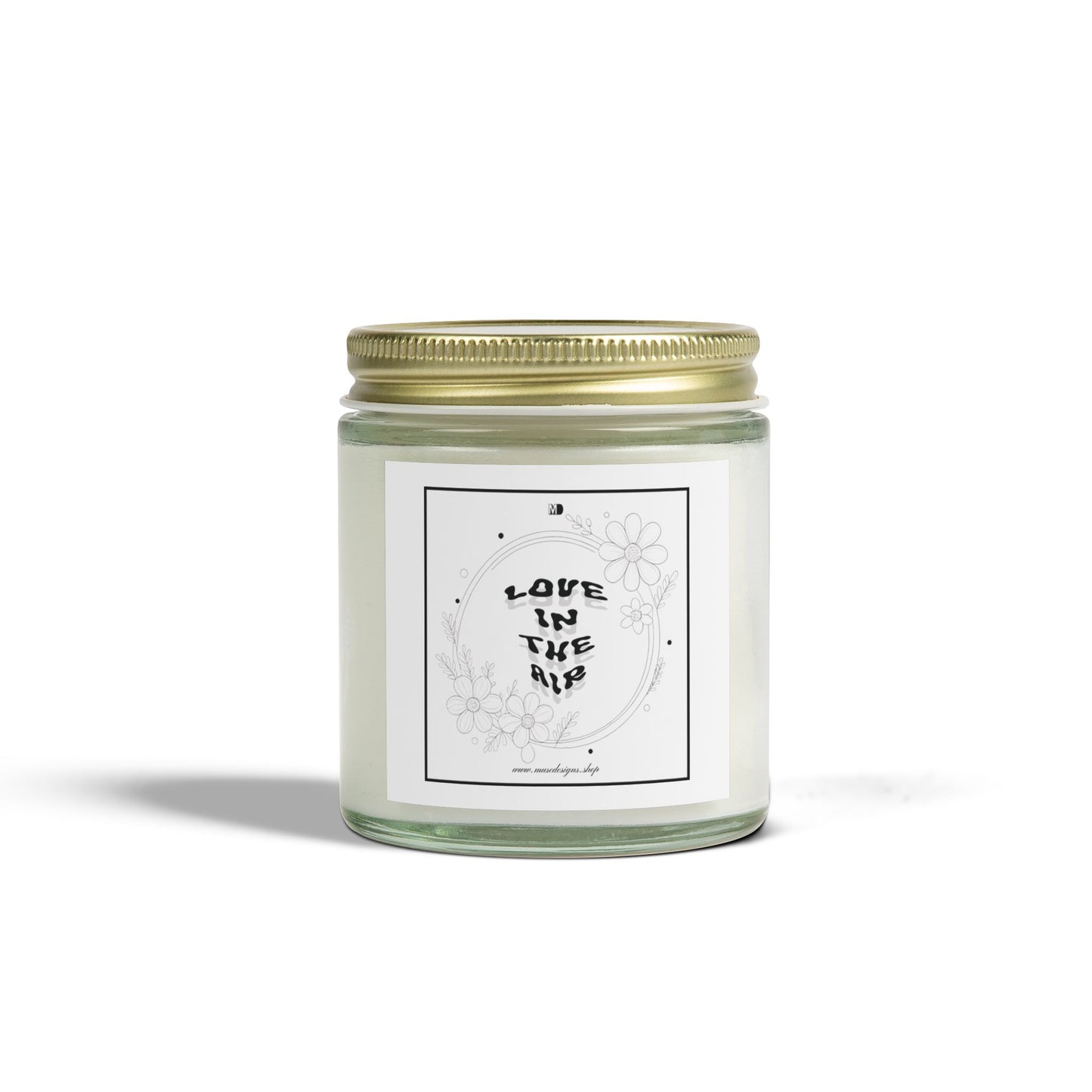 'Love in the Air' Scented Candle (White Label)