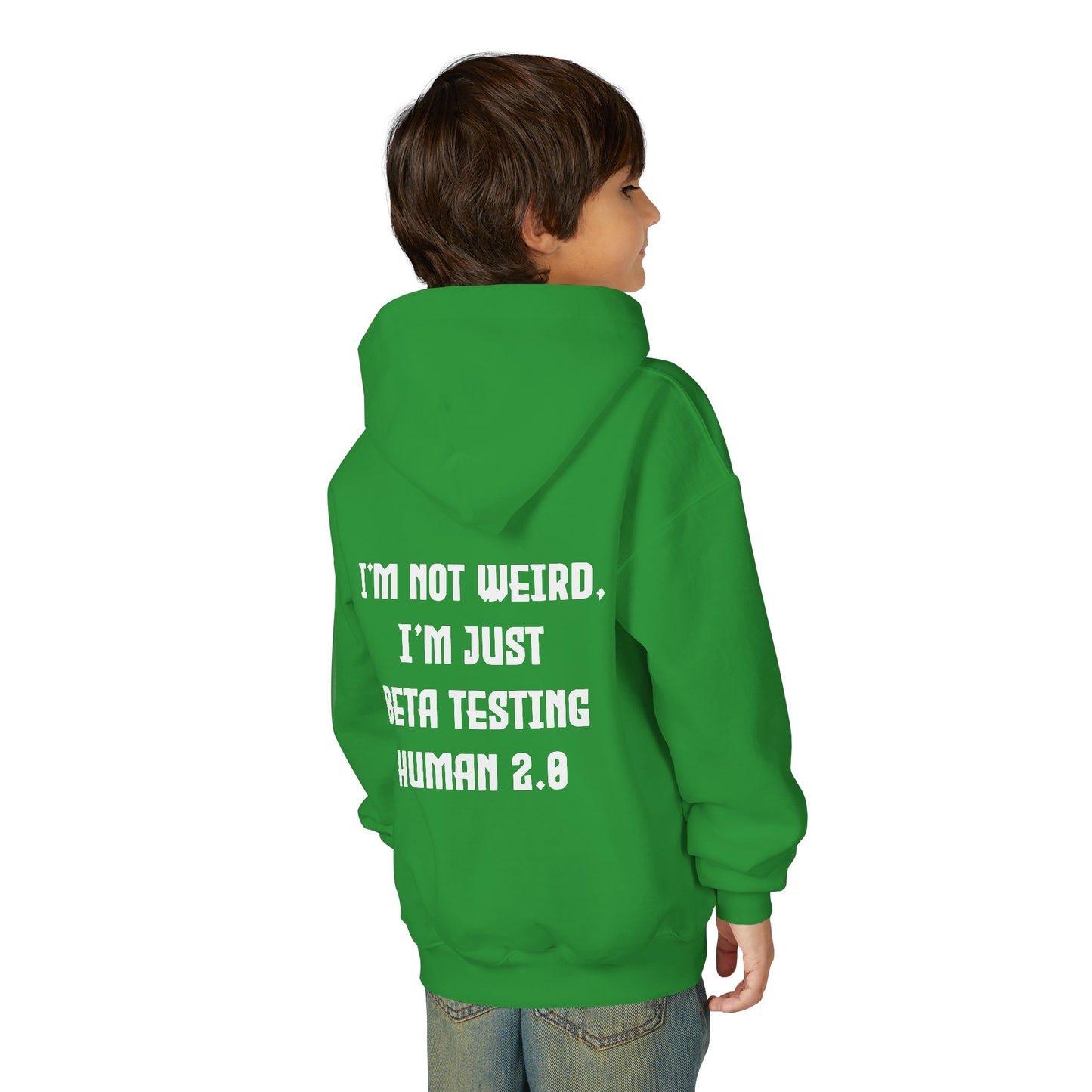 I'm Just Beta Testing Human 2.0 (Kids Hoodie)