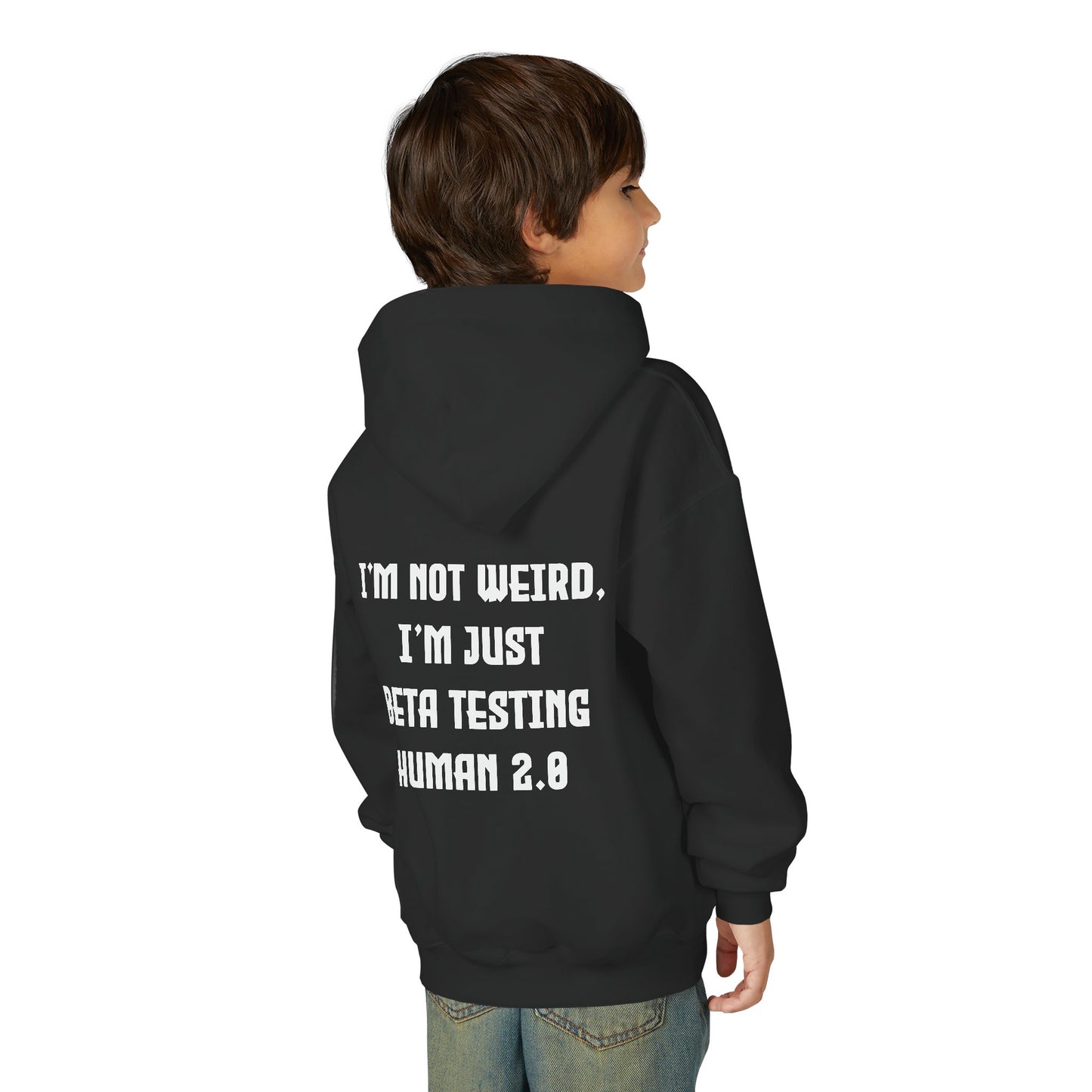 I'm Just Beta Testing Human 2.0 (Kids Hoodie)