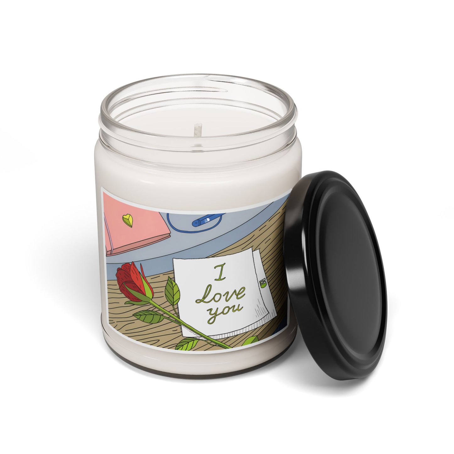 'I Love You' Romantic Scented Soy Candle