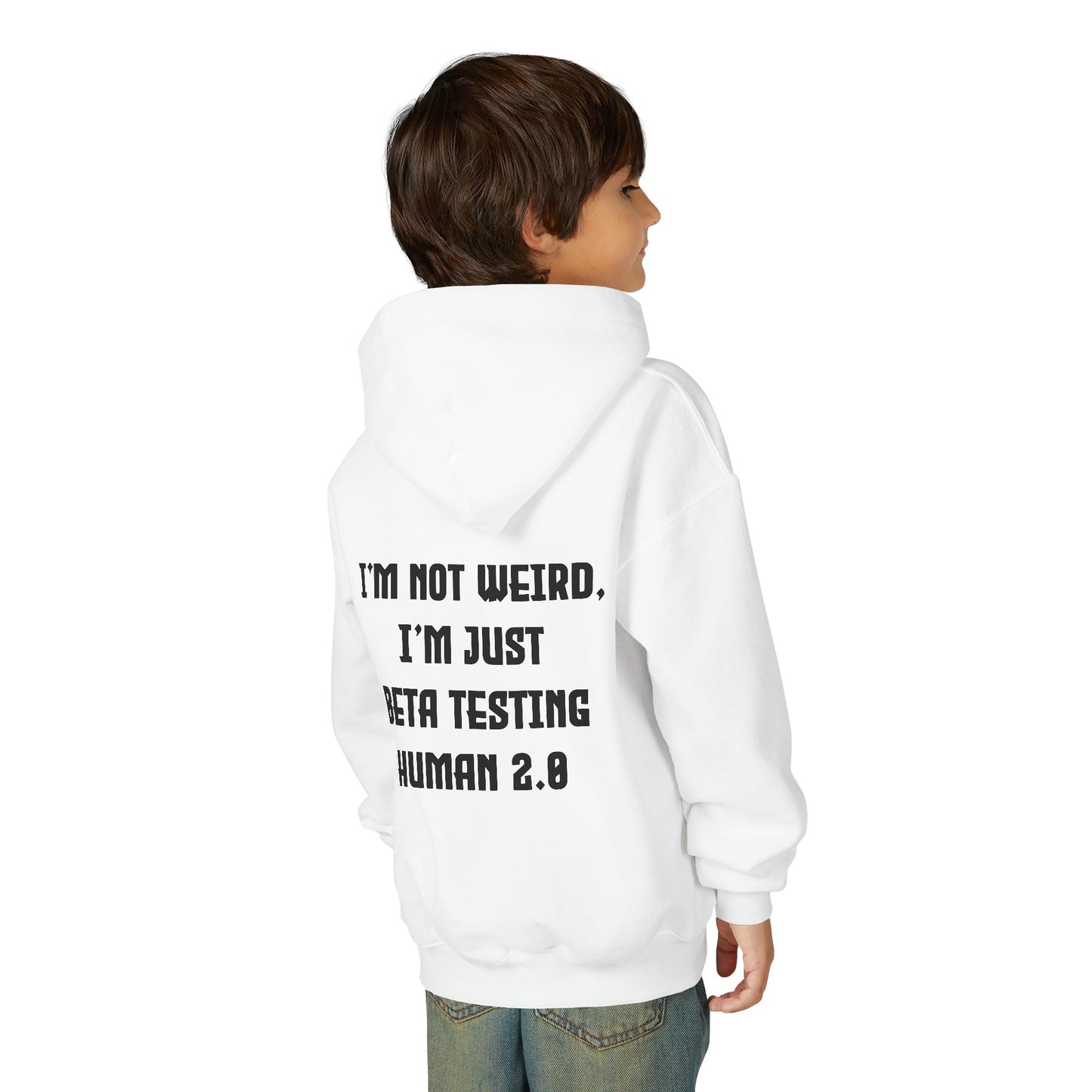 I'm Just Beta Testing Human 2.0 (Kids Hoodie)