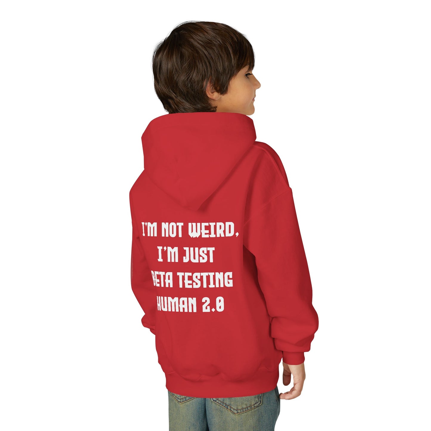 I'm Just Beta Testing Human 2.0 (Kids Hoodie)