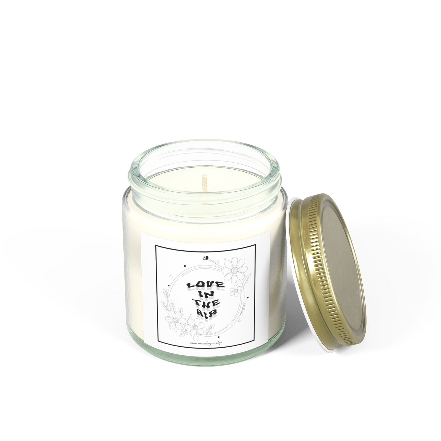 'Love in the Air' Scented Candle (White Label)