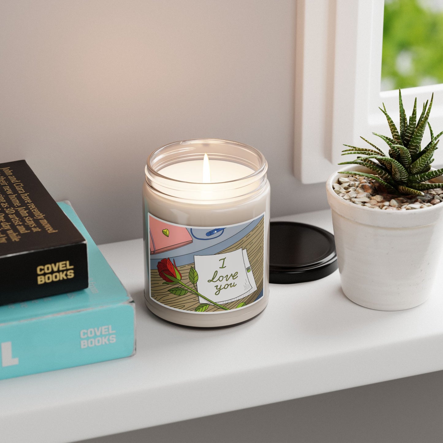 'I Love You' Romantic Scented Soy Candle
