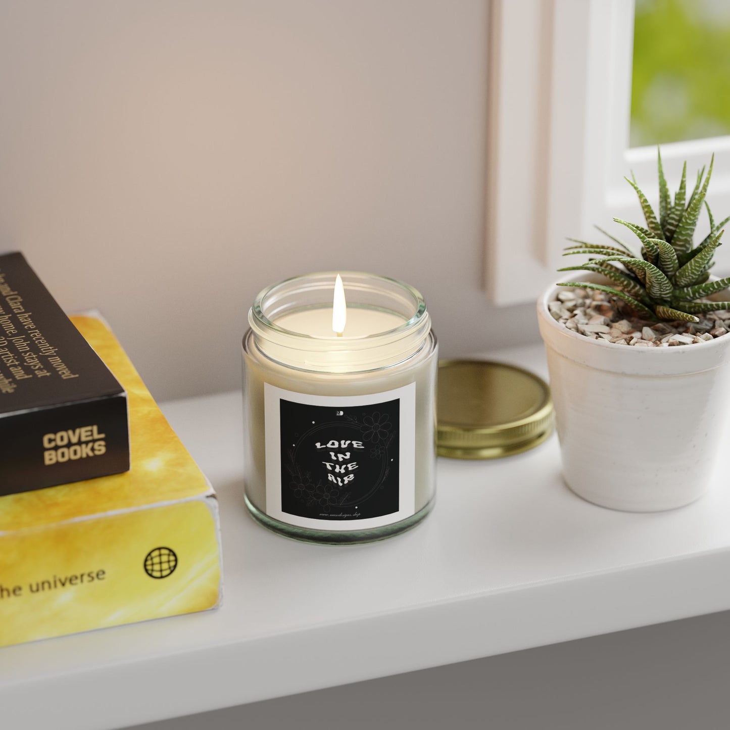 'Love in the Air' Scented Candle (Black Label)