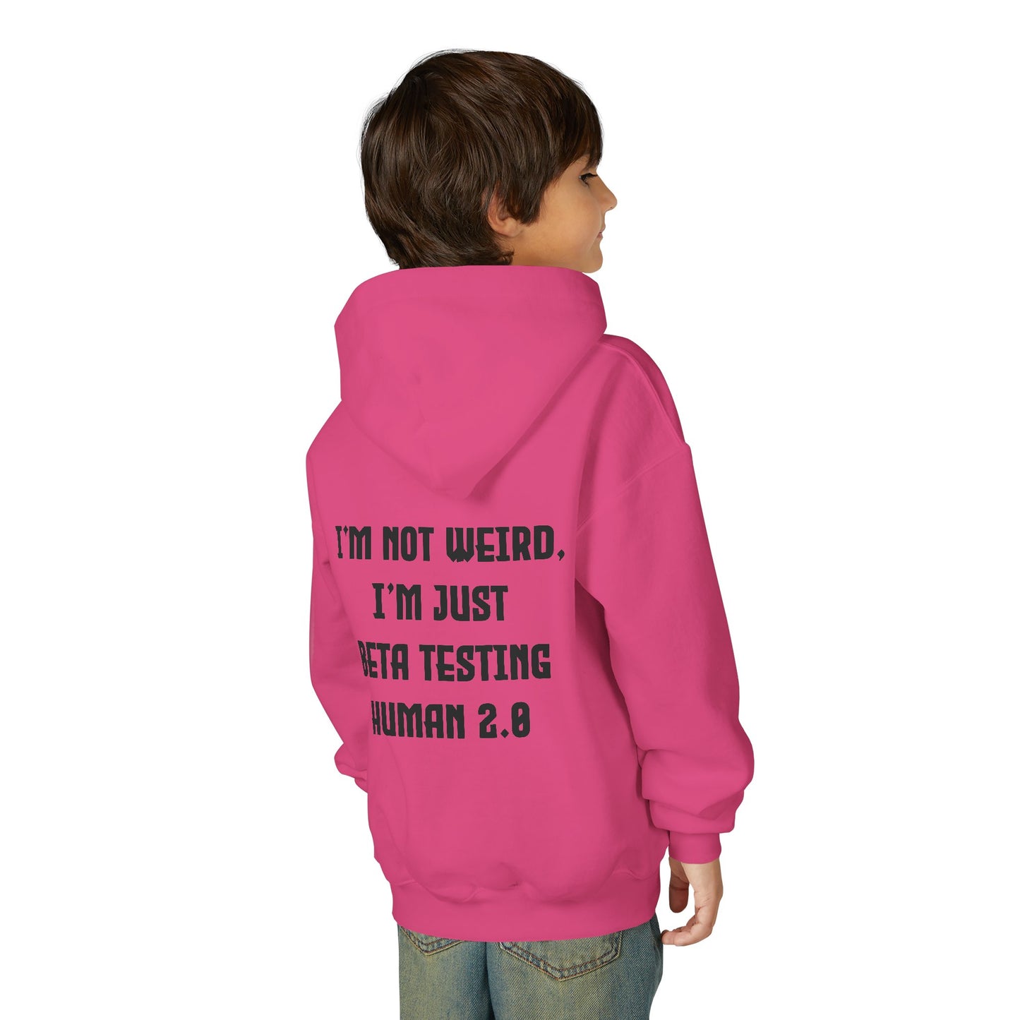 I'm Just Beta Testing Human 2.0 (Kids Hoodie)