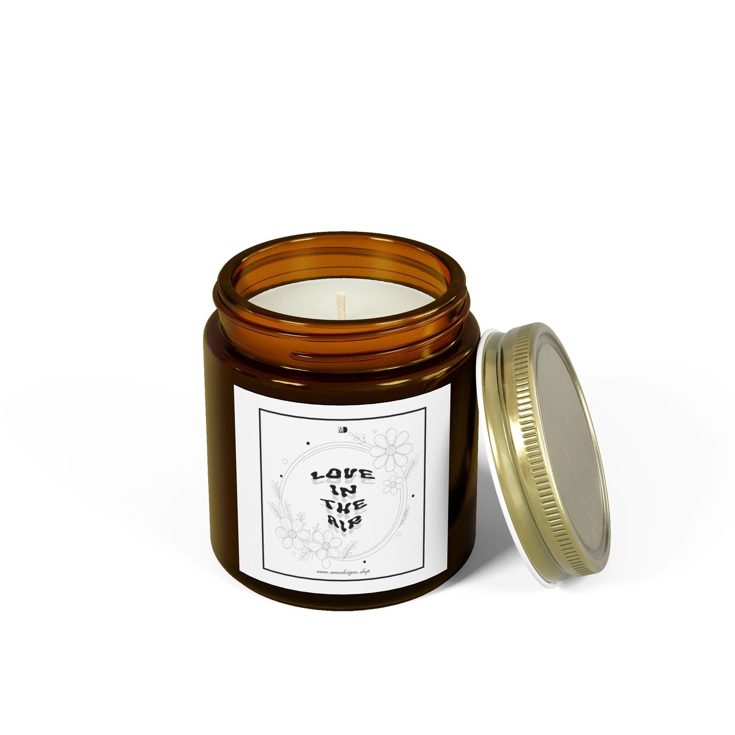 'Love in the Air' Scented Candle (White Label)